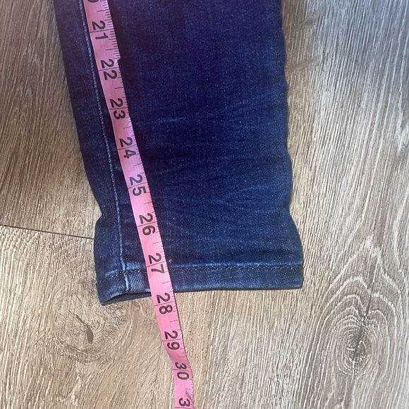 JUDY BLUE Beckley Mid Rise Skinny Jeans dark denim blue wash size 15 32 - Picture 7 of 10